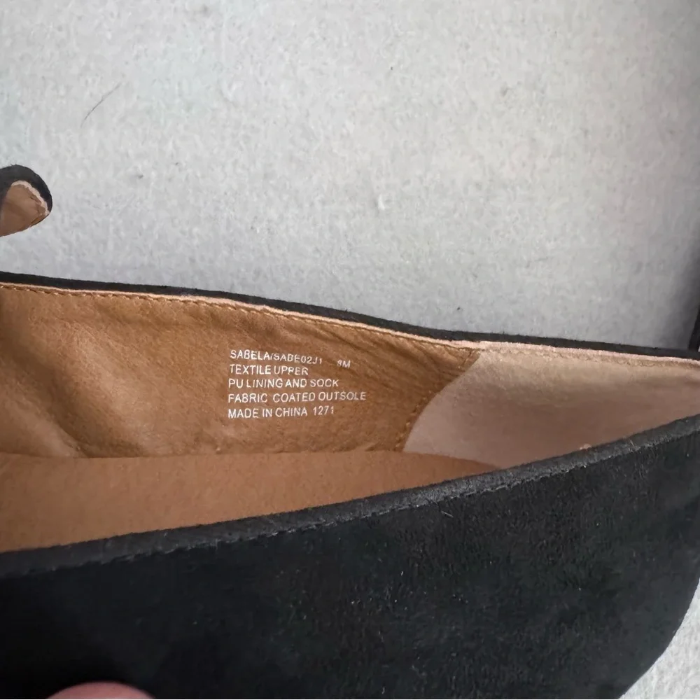 Madden Girl Black Tailored Loafer Flats - Picture 9 of 9